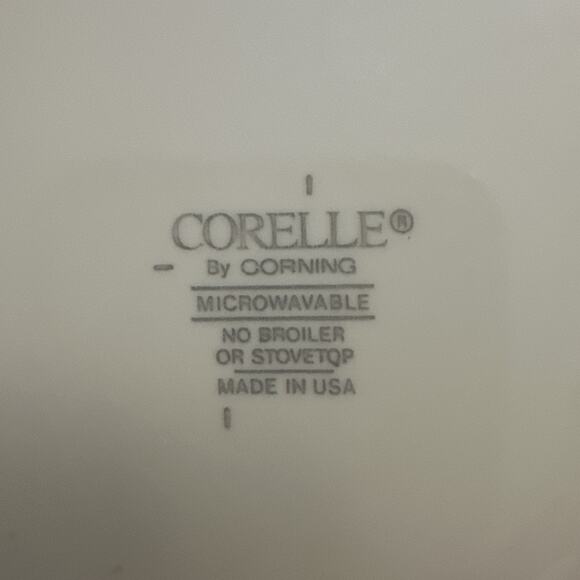 Set 3 Corelle ENGLISH BREAKFAST Bread Cake Snack Dessert Plates 6 3/4" Pink Blue - Picture 3 of 8